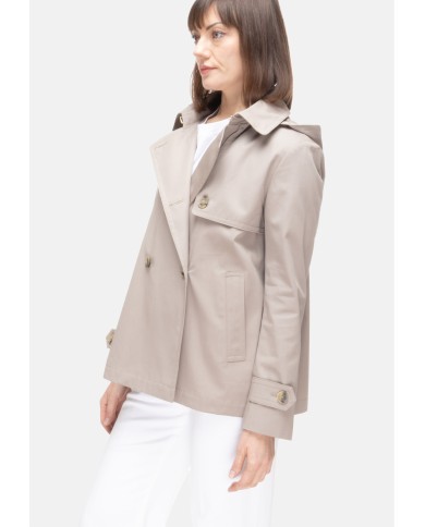 HERNO Trench corto donna Tortora