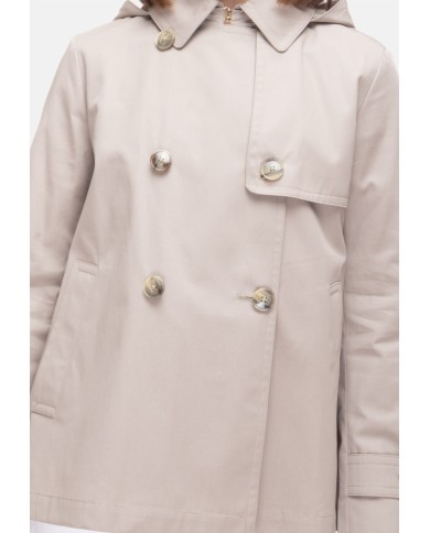 HERNO Trench corto donna Tortora