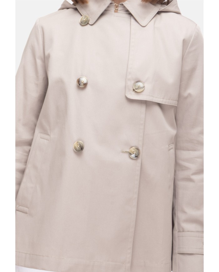 HERNO Trench corto donna Tortora
