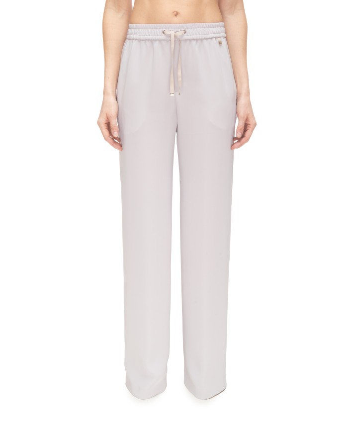 HERNO Pantaloni donna elastico in vita Chantilly