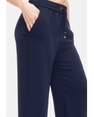 HERNO Pantaloni donna elastico in vita Blu