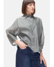 PESERICO Camicia donna Verde eucalipto