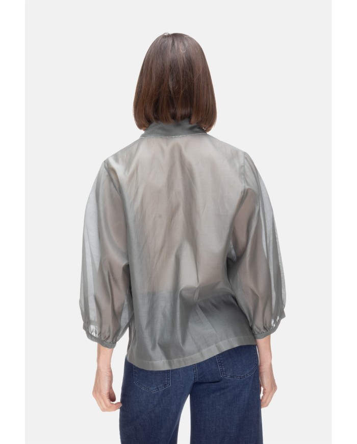 PESERICO Camicia donna Verde eucalipto