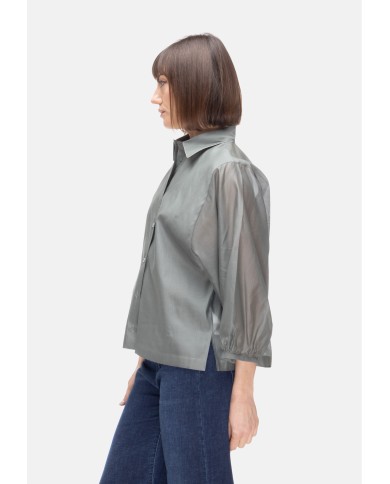 PESERICO Camicia donna Verde eucalipto