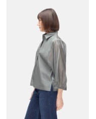 PESERICO Camicia donna Verde eucalipto