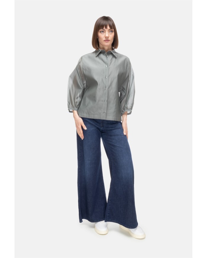 PESERICO Camicia donna Verde eucalipto