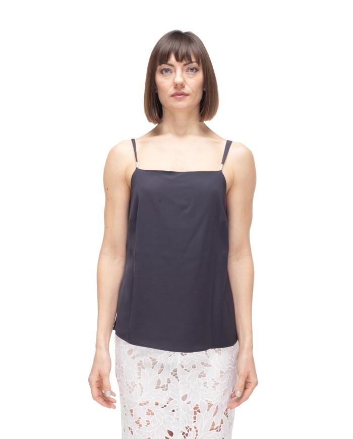 PESERICO Top donna blu