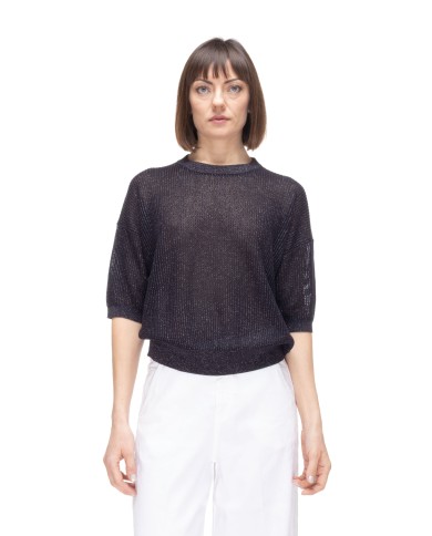 PESERICO Maglia donna lurex Blu