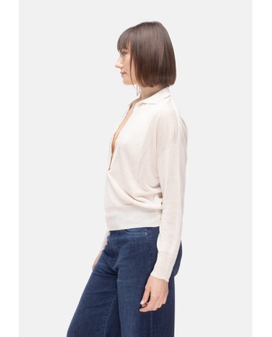 ALPHA STUDIO Maglia donna Latte