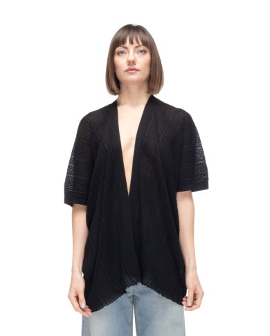 ALPHA STUDIO Cardigan kimono donna Nero