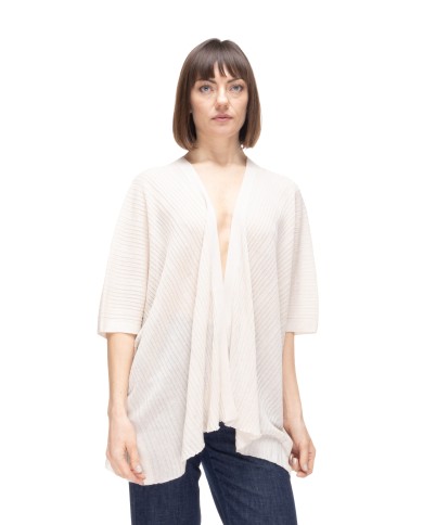 ALPHA STUDIO Cardigan kimono donna bianco