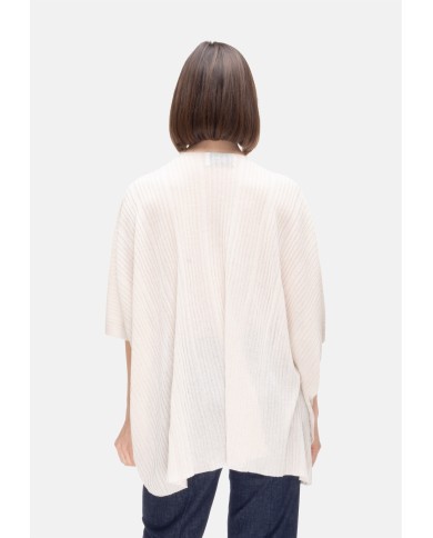 ALPHA STUDIO Cardigan kimono donna bianco