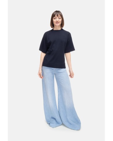 ALPHA STUDIO Maglia donna girocollo blu