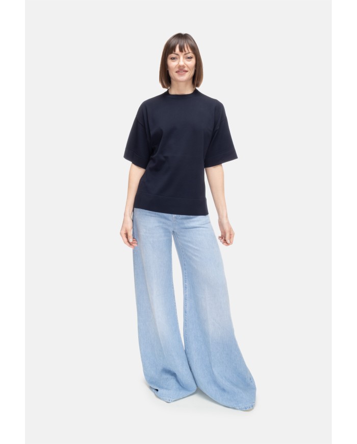 ALPHA STUDIO Maglia donna girocollo blu