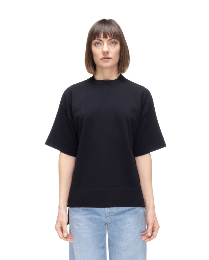 ALPHA STUDIO Maglia donna girocollo Nera