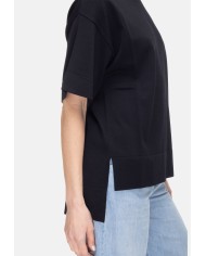 ALPHA STUDIO Maglia donna girocollo Nera