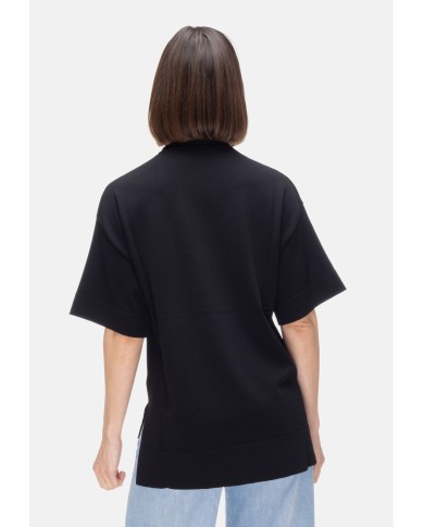 ALPHA STUDIO Maglia donna girocollo Nera