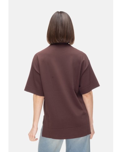 ALPHA STUDIO Maglia donna girocollo marrone