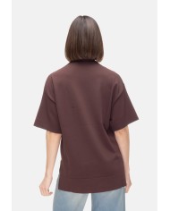 ALPHA STUDIO Maglia donna girocollo marrone