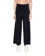 ALPHA STUDIO Pantaloni donna cropped neri