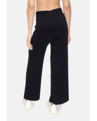 ALPHA STUDIO Pantaloni donna cropped neri
