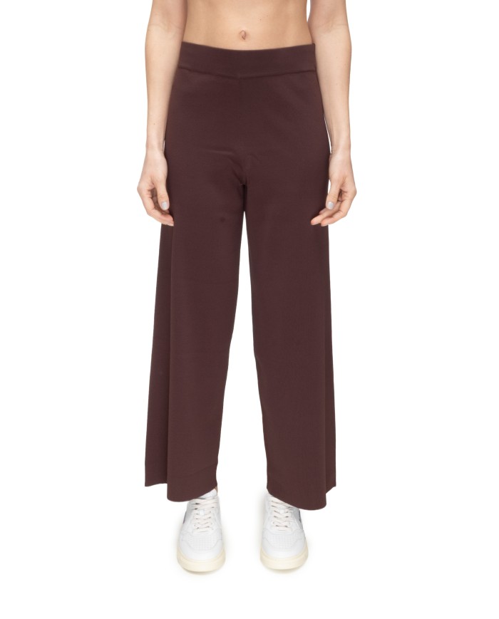ALPHA STUDIO Pantaloni donna cropped marrone