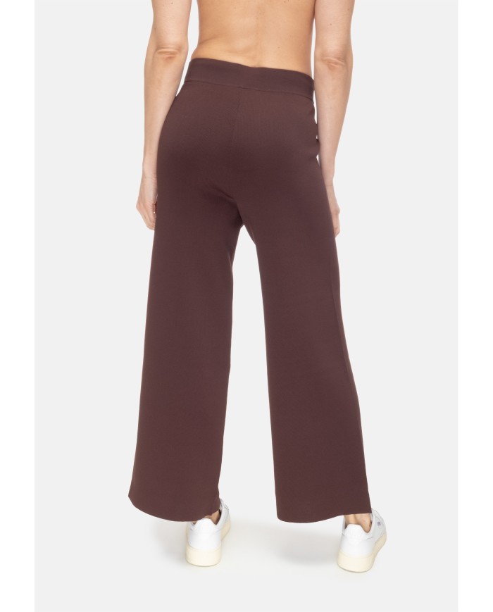 ALPHA STUDIO Pantaloni donna cropped marrone