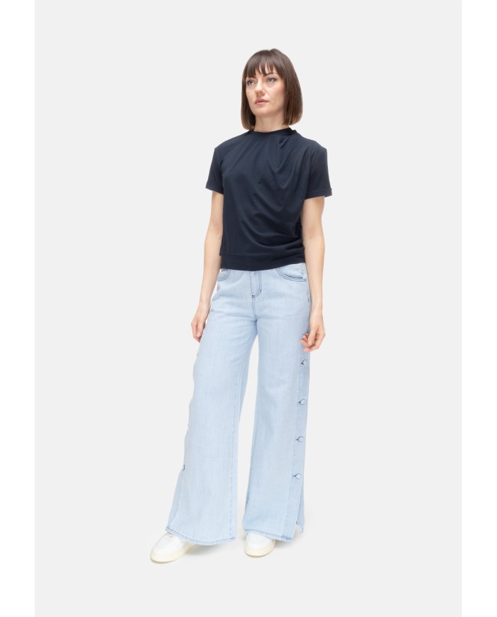 ALPHA STUDIO T-shirt donna blu