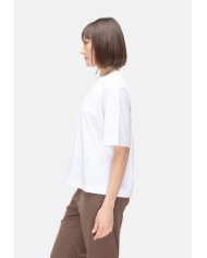 ALPHA STUDIO T-shirt donna girocollo bianca