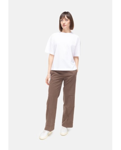 ALPHA STUDIO T-shirt donna girocollo bianca