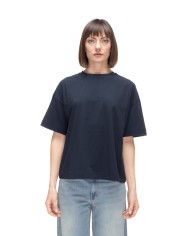 ALPHA STUDIO T-shirt donna girocollo blu