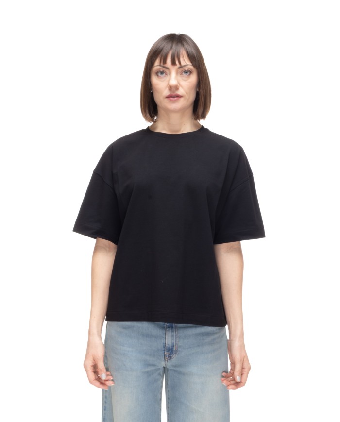 ALPHA STUDIO T-shirt donna girocollo Nera