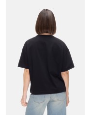 ALPHA STUDIO T-shirt donna girocollo Nera