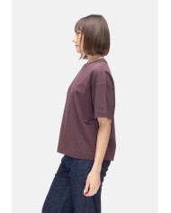 ALPHA STUDIO T-shirt donna girocollo marrone