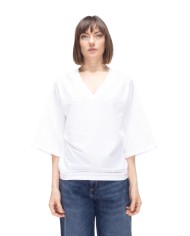 ALPHA STUDIO T-shirt kimono donna bianca