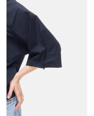 ALPHA STUDIO T-shirt kimono donna blu