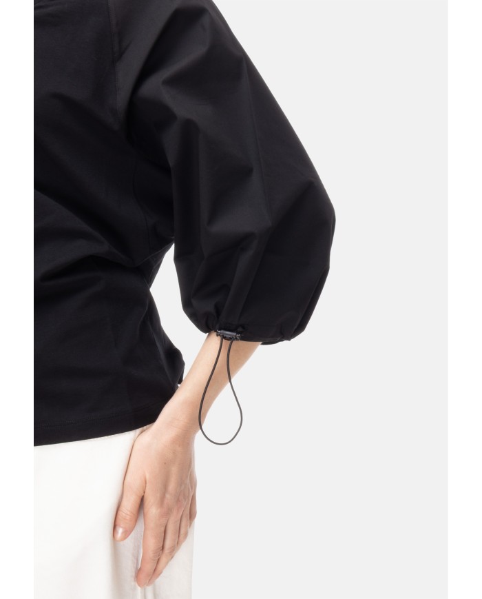 ALPHA STUDIO T-shirt kimono donna Nera