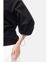 ALPHA STUDIO T-shirt kimono donna Nera