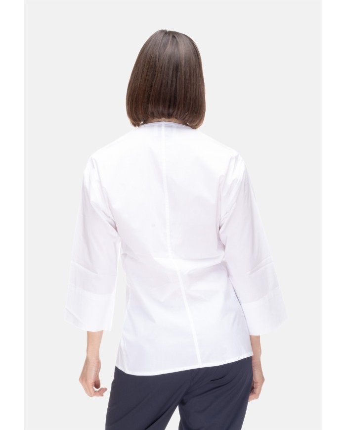 ALPHA STUDIO Blusa donna scollo V bianca