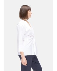 ALPHA STUDIO Blusa donna scollo V bianca