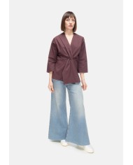 ALPHA STUDIO Blusa donna scollo V Cioccolato
