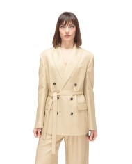 TELA Giacca doppiopetto donna Beige