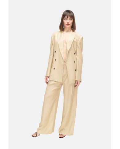 TELA Giacca doppiopetto donna Beige