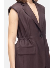 TELA Gilet donna Prugna