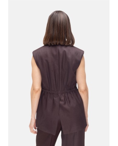 TELA Gilet donna Prugna