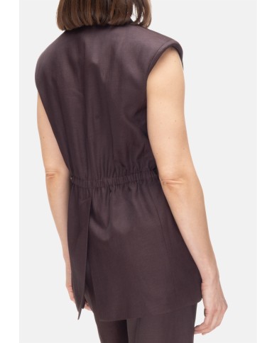 TELA Gilet donna Prugna