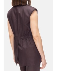 TELA Gilet donna Prugna