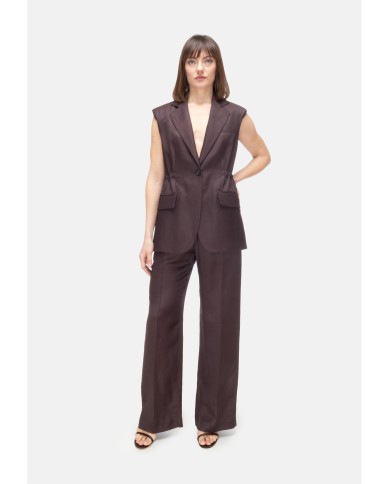 TELA Gilet donna Prugna