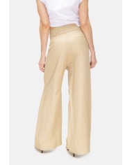 TELA Pantaloni donna con pinces Beige
