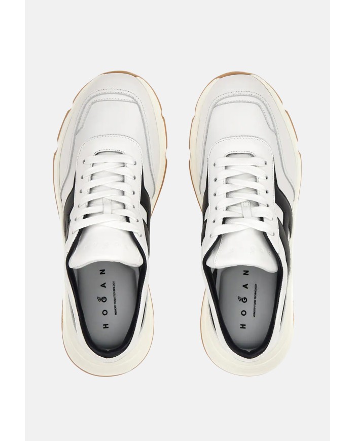 HOGAN Sneakers uomo Hyperlight bianco blu